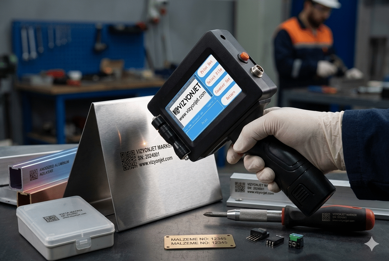 termal inkjet kodlama makinesi ile yüksek çözünürlüklü baskı