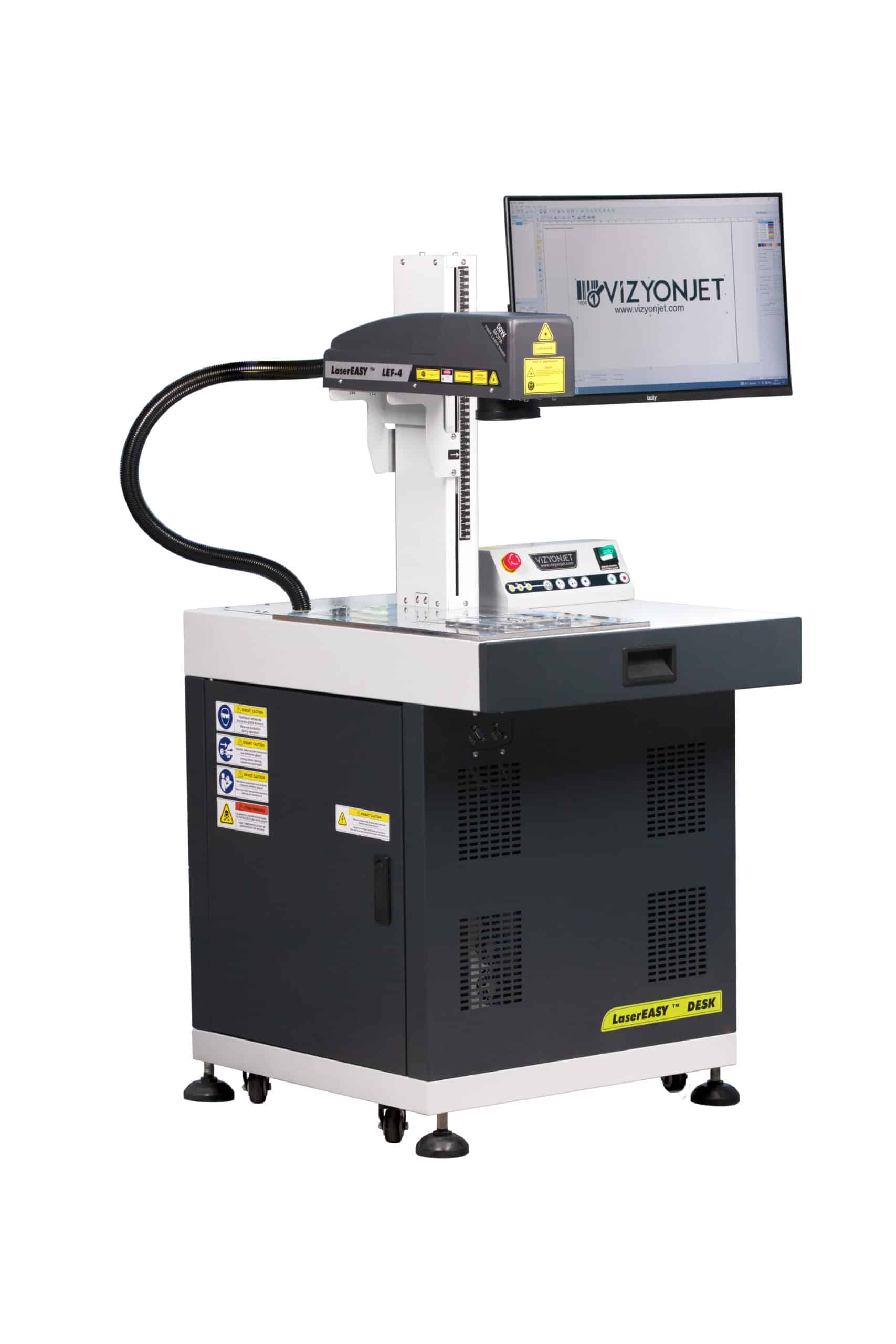 J Serisi LaserEASY Masa Tipi Fiber Lazer Markalama Makinesi2