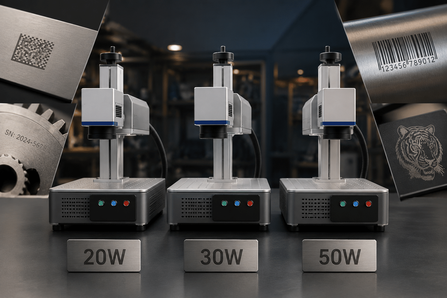 20W, 30W ve 50W Fiber Lazer Arasındaki Farklar Nelerdir?